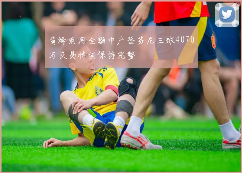 黄蜂利用全额中产签芬尼三球4070万交易特例保持完整